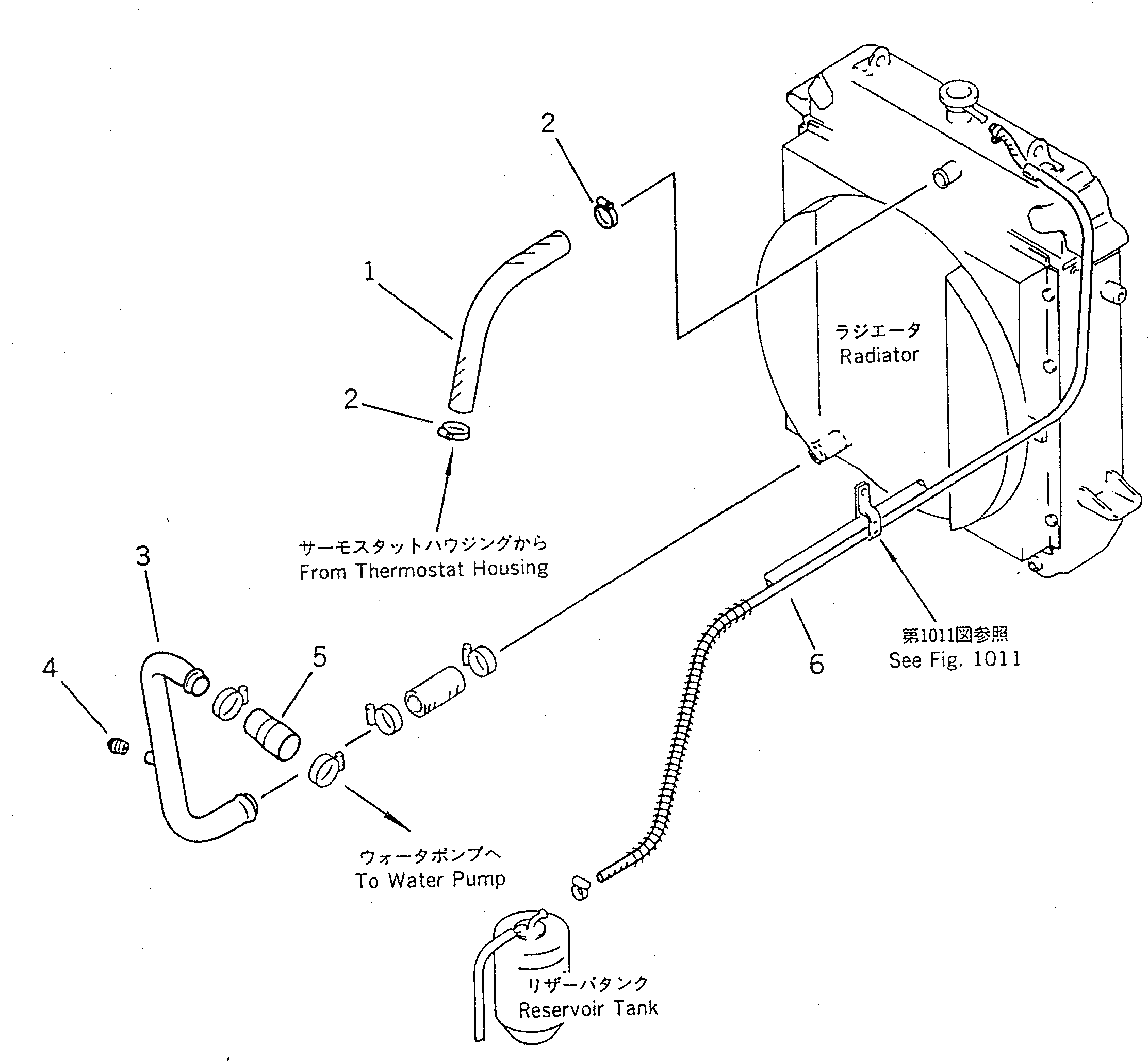 Трубка 416-Z92-1120 Komatsu