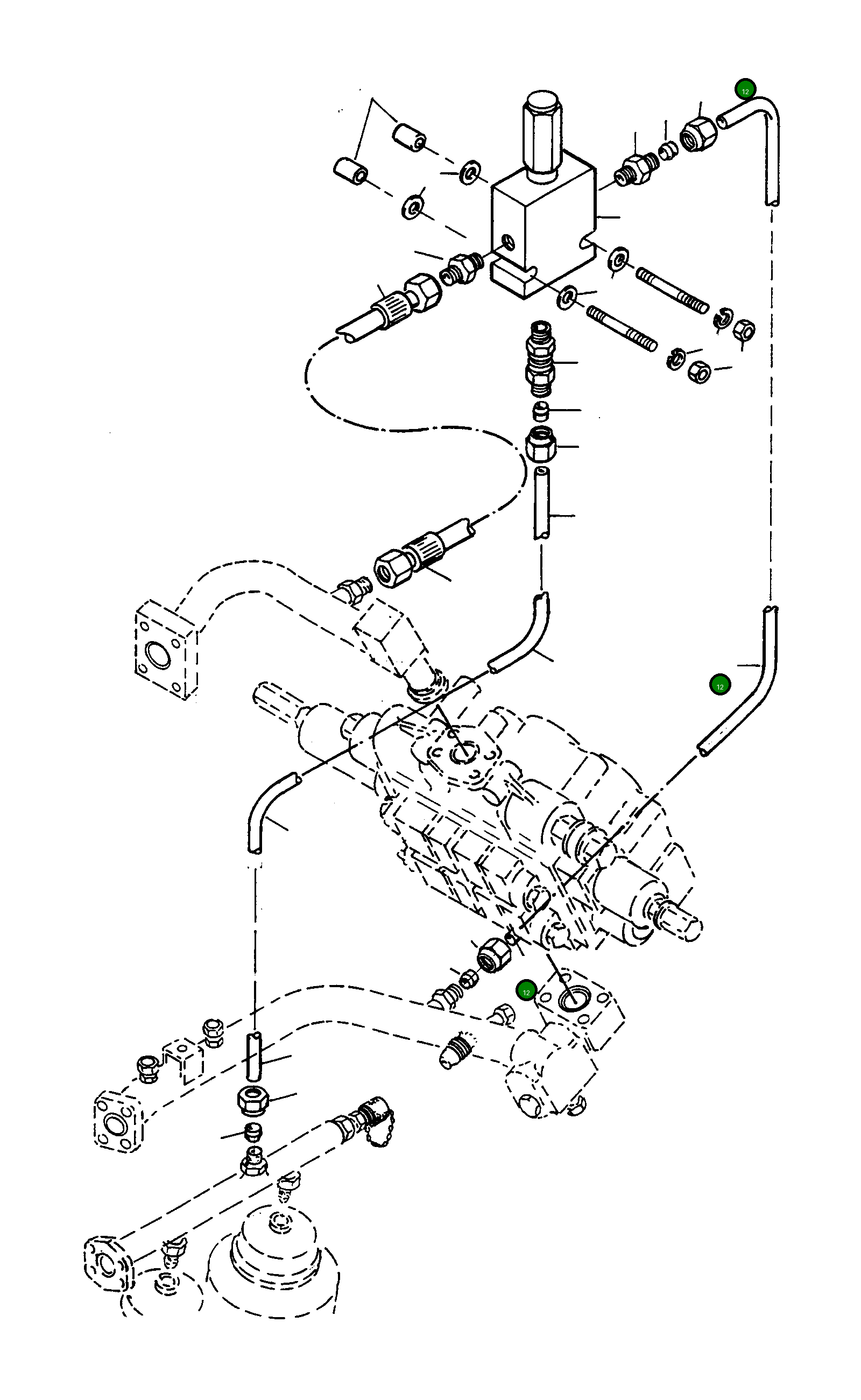 Трубка 4005030M1 Komatsu