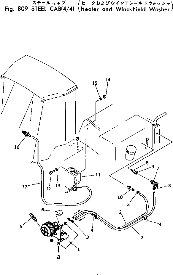 Шланг FF7819-83630 Komatsu