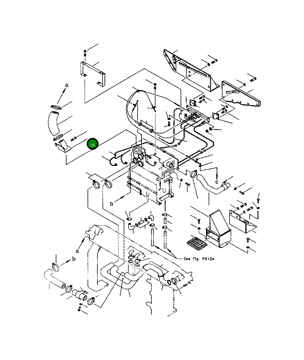 Трубка 569-07-61760 Komatsu