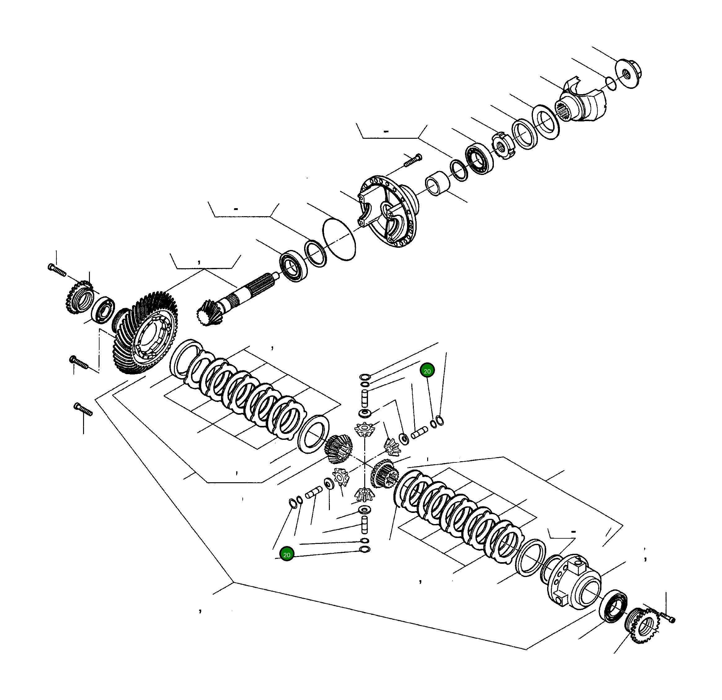Стопорное кольцо 42W-22-H0P33 Komatsu