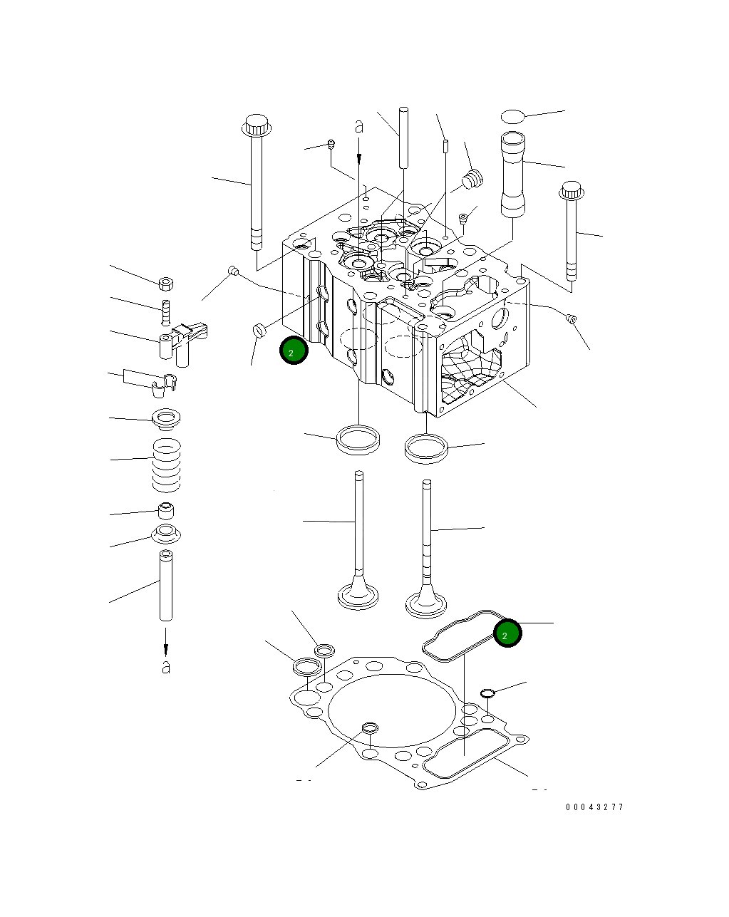 Трубка 6245-21-6210 Komatsu