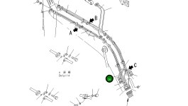 Трубка 203-973-6230 Komatsu