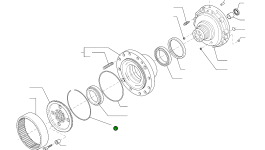 Стопорное кольцо 42W-22-H0P95 Komatsu