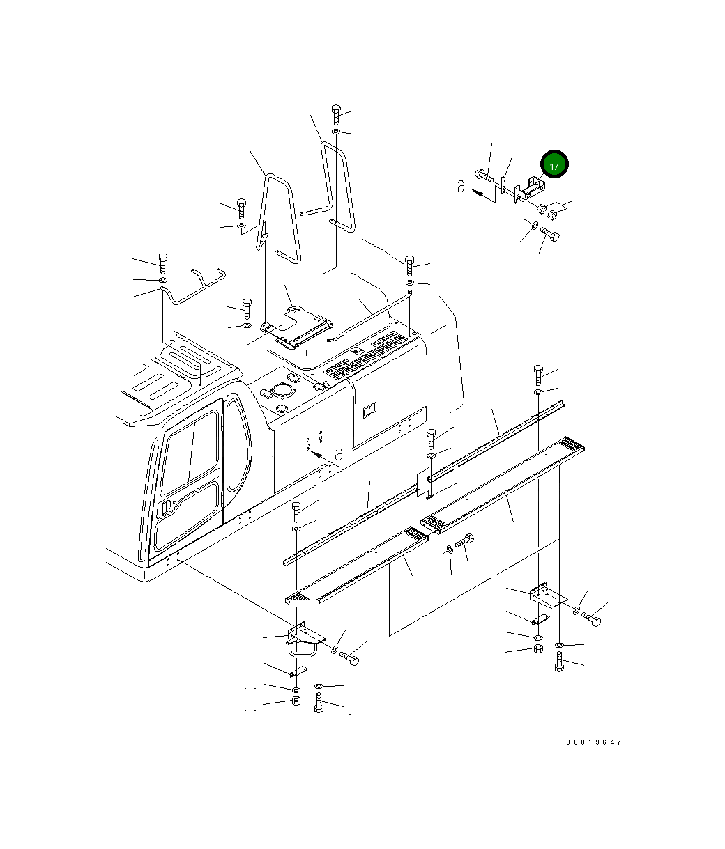 Ступень 208-54-62830 Komatsu