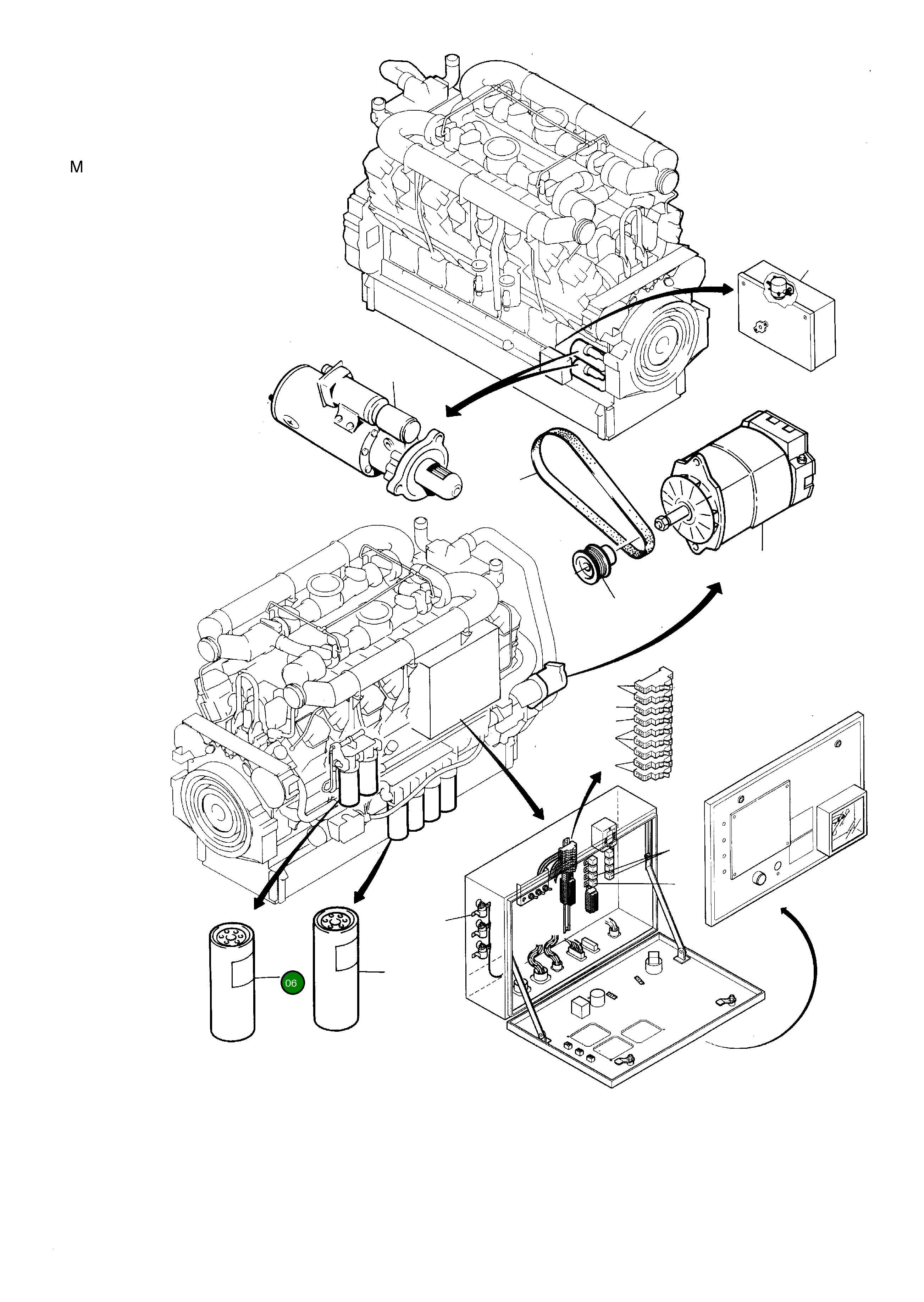 Топливный фильтр 766 454 73 Komatsu