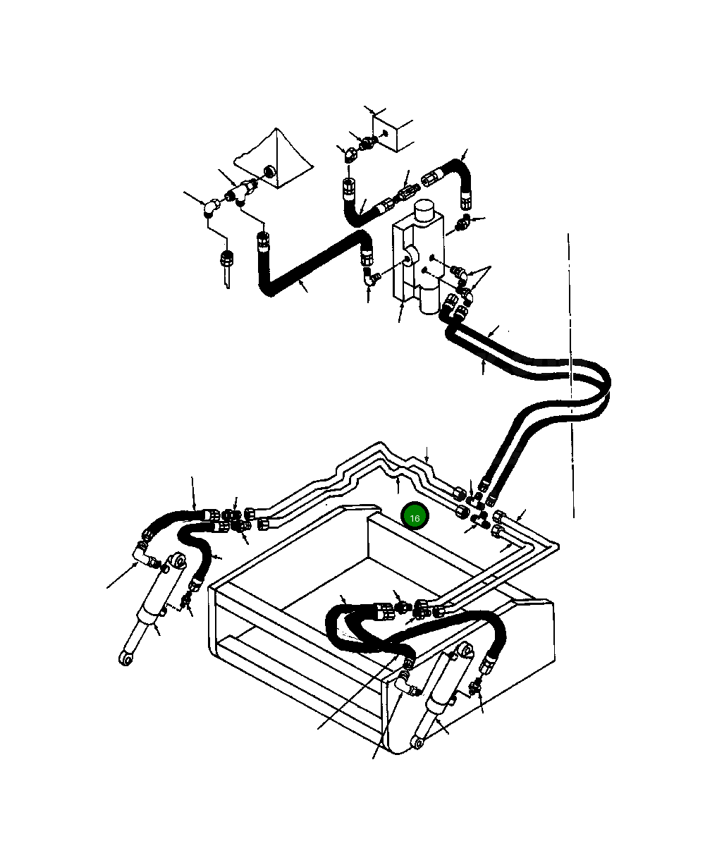 Трубка 161 681 Komatsu