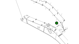 Трубка 208-62-75210 Komatsu