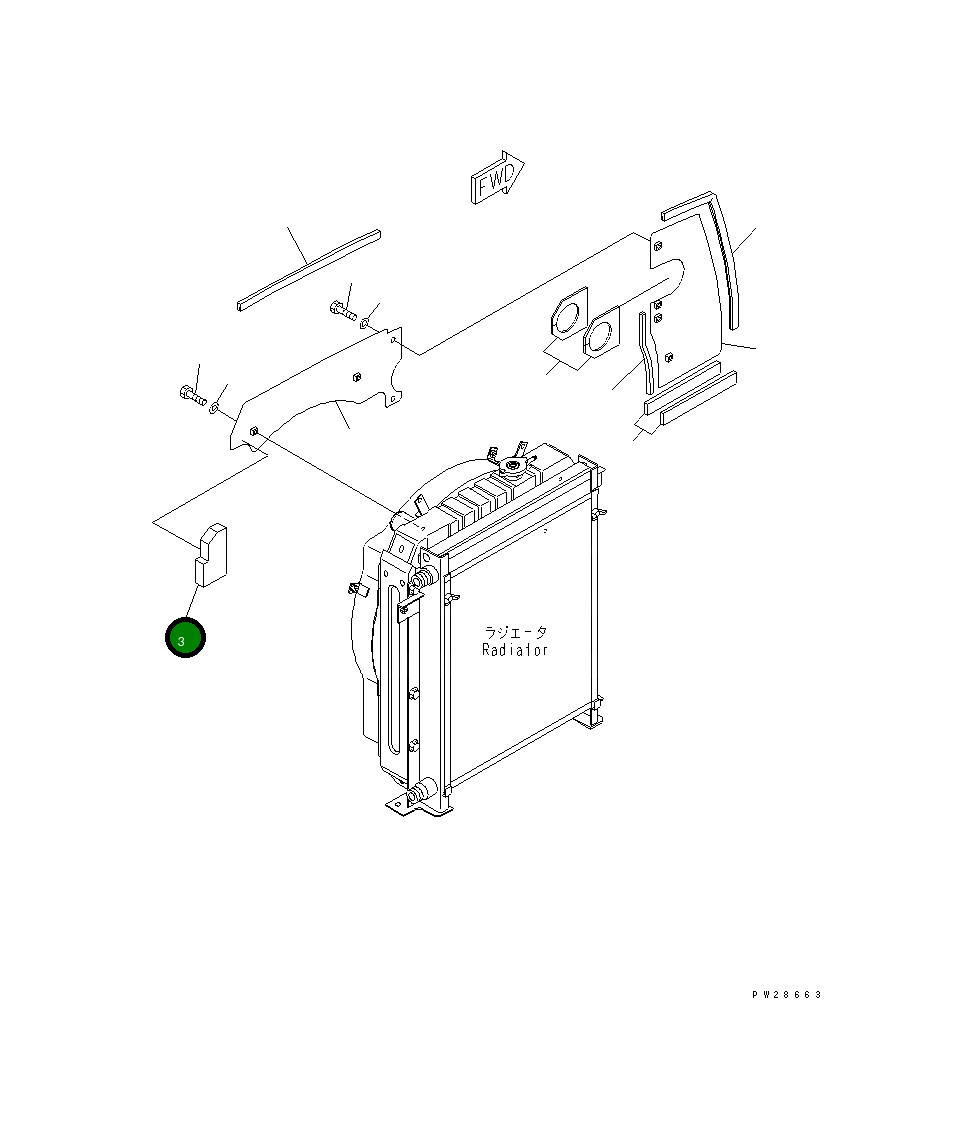 Уплотнение 201-03-71511 Komatsu