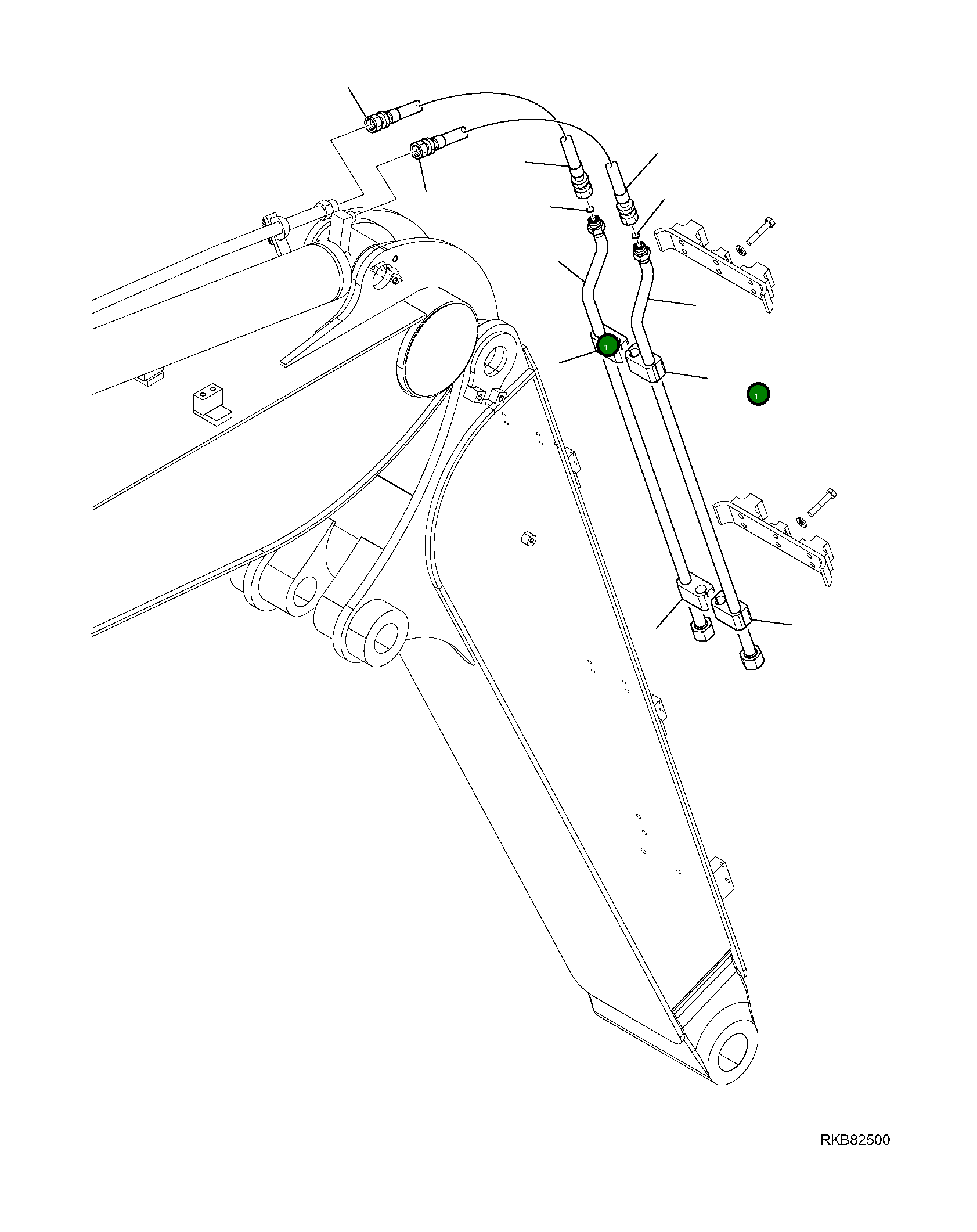 Труба 22E-946-2280 Komatsu