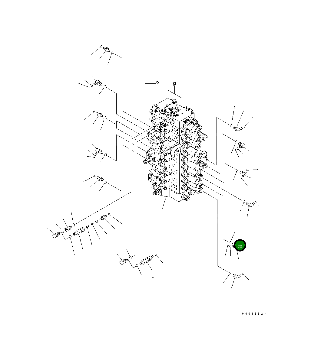 Трубка 208-70-K3840 Komatsu
