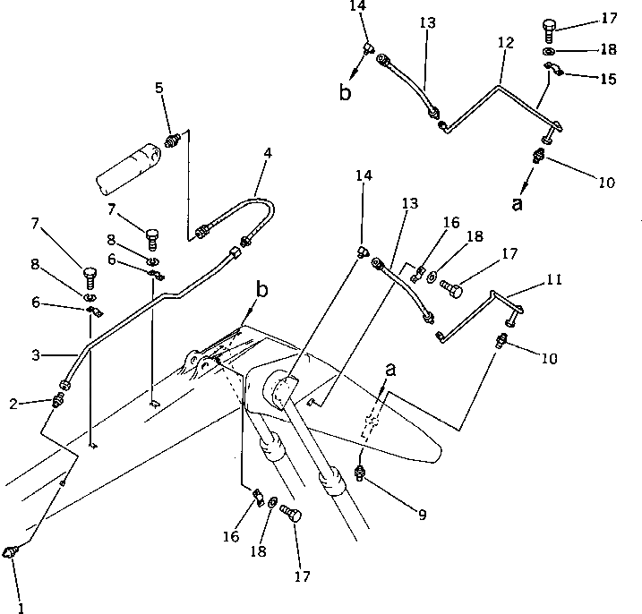 Трубка 205-946-7220 Komatsu