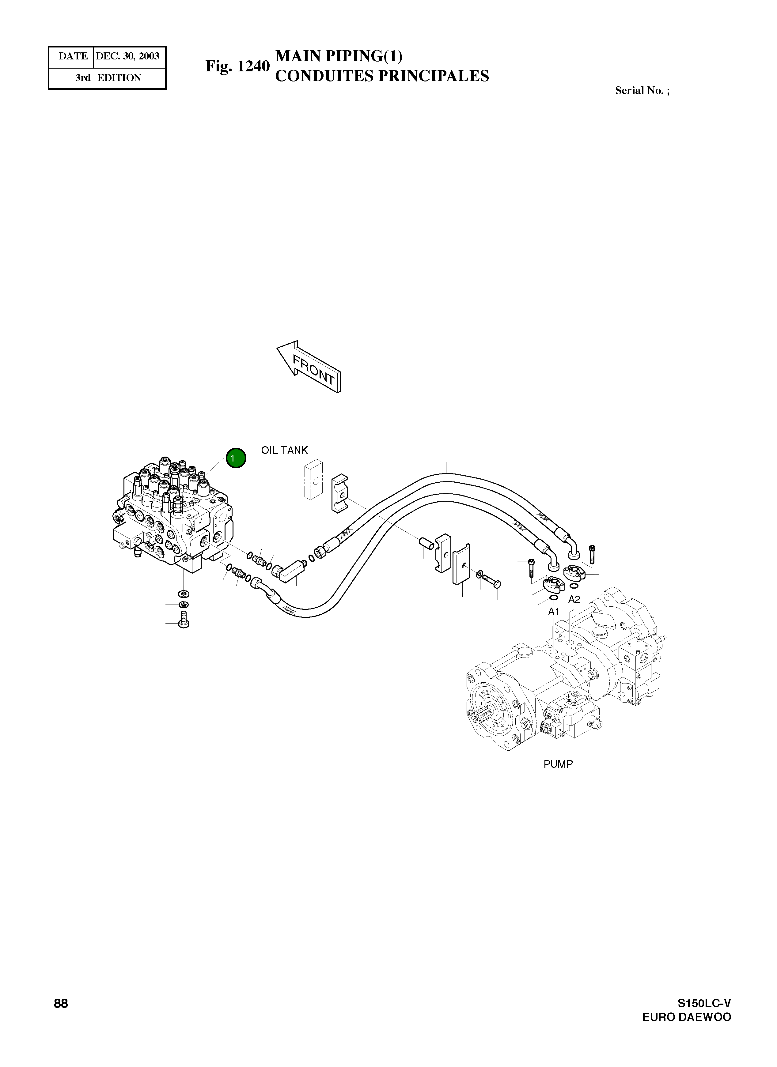 Управляющий клапан 426-E0078B Komatsu