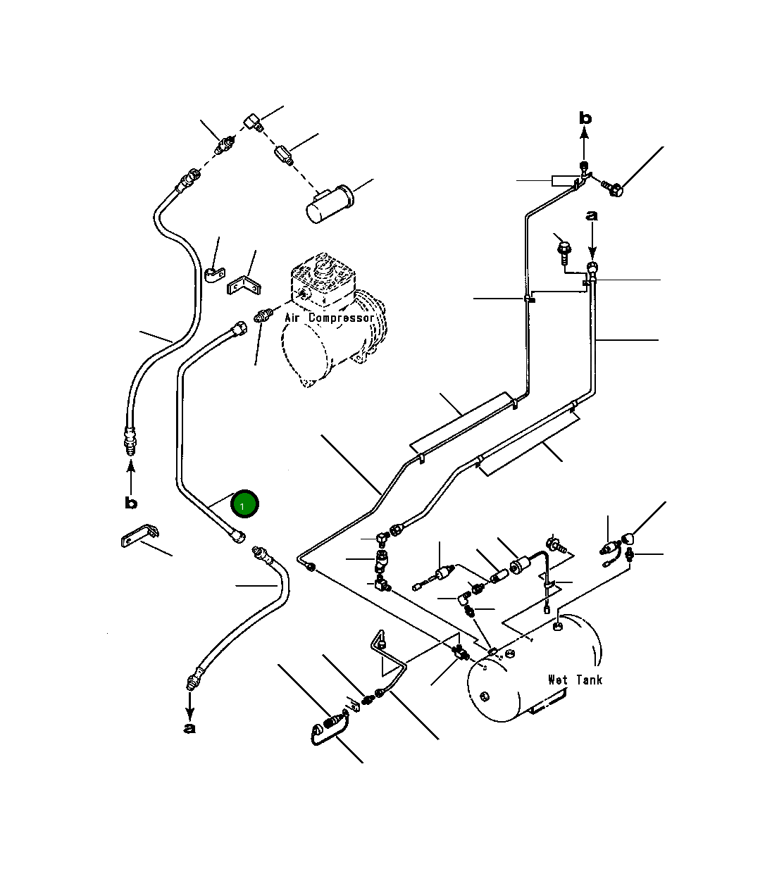 Трубка 425-35-A2840 Komatsu