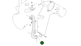 Трубка 415-Z01-1310 Komatsu