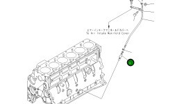 Трубка 6732-21-5360 Komatsu