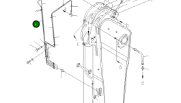 Трубка 209-70-75372 Komatsu