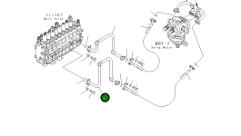 Трубка 22U-62-11172 Komatsu