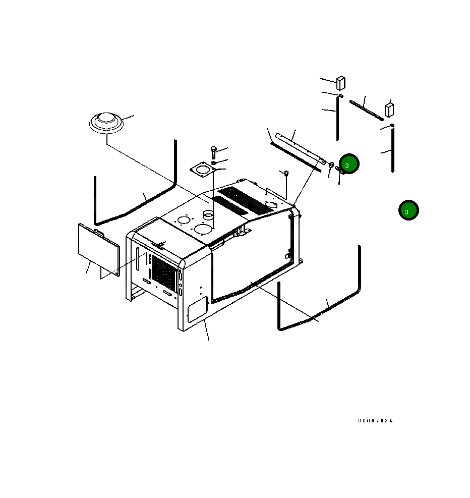 Уплотнение 418-54-B2530 Komatsu