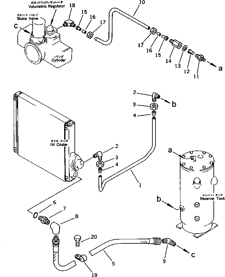 Шланг M711045833200 Komatsu