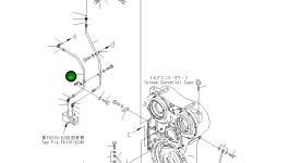 Трубка 42C-13-15730 Komatsu