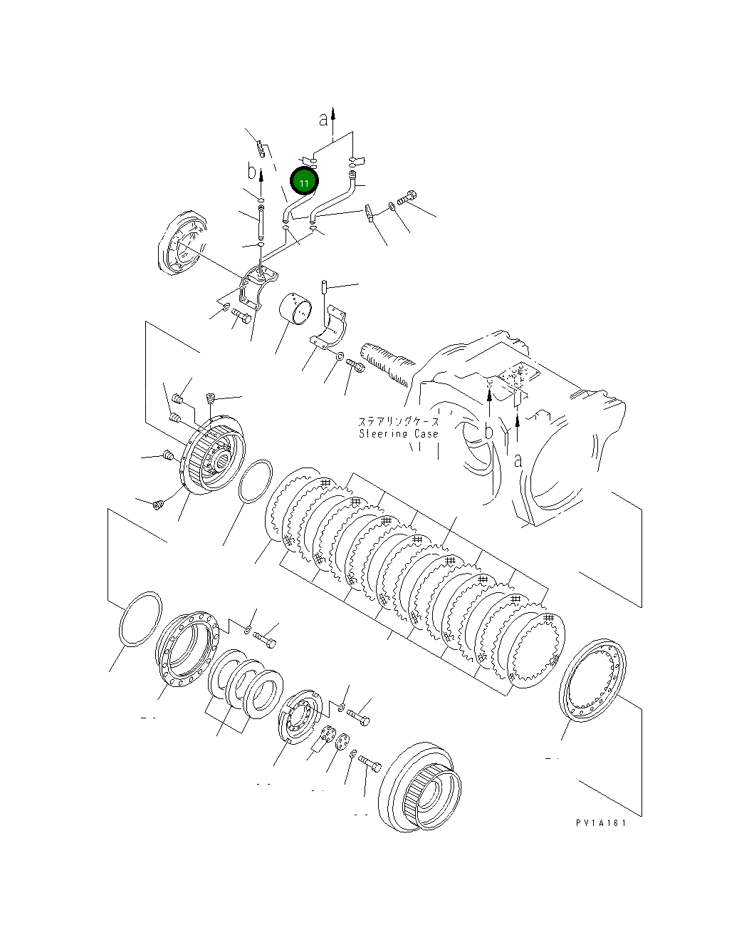 Трубка 19M-22-12270 Komatsu