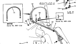 Трубка 234-60-22161 Komatsu