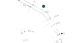 Трубка 2A6-62-11161 Komatsu