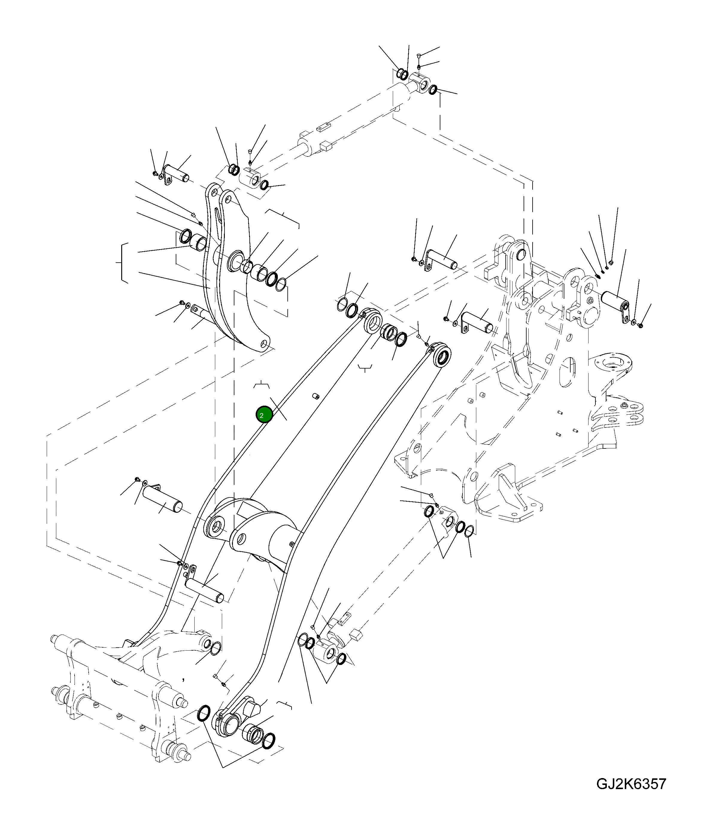 Стрела 42T-70-31020 Komatsu