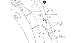 Трубка 209-62-76140 Komatsu