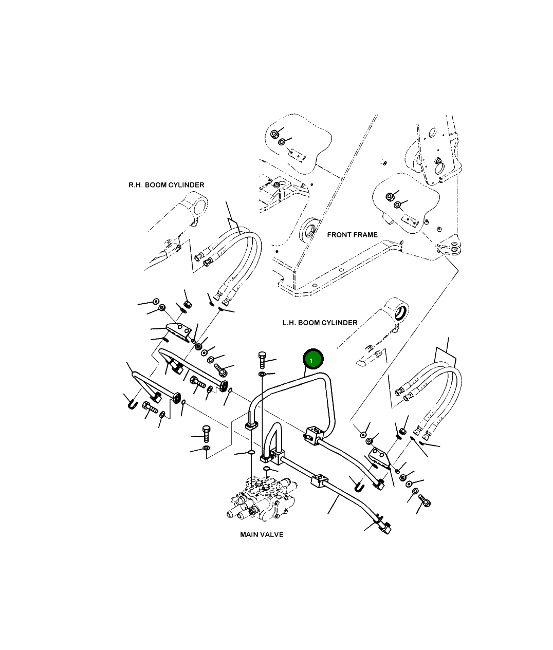 Трубка 419-62-48620 Komatsu