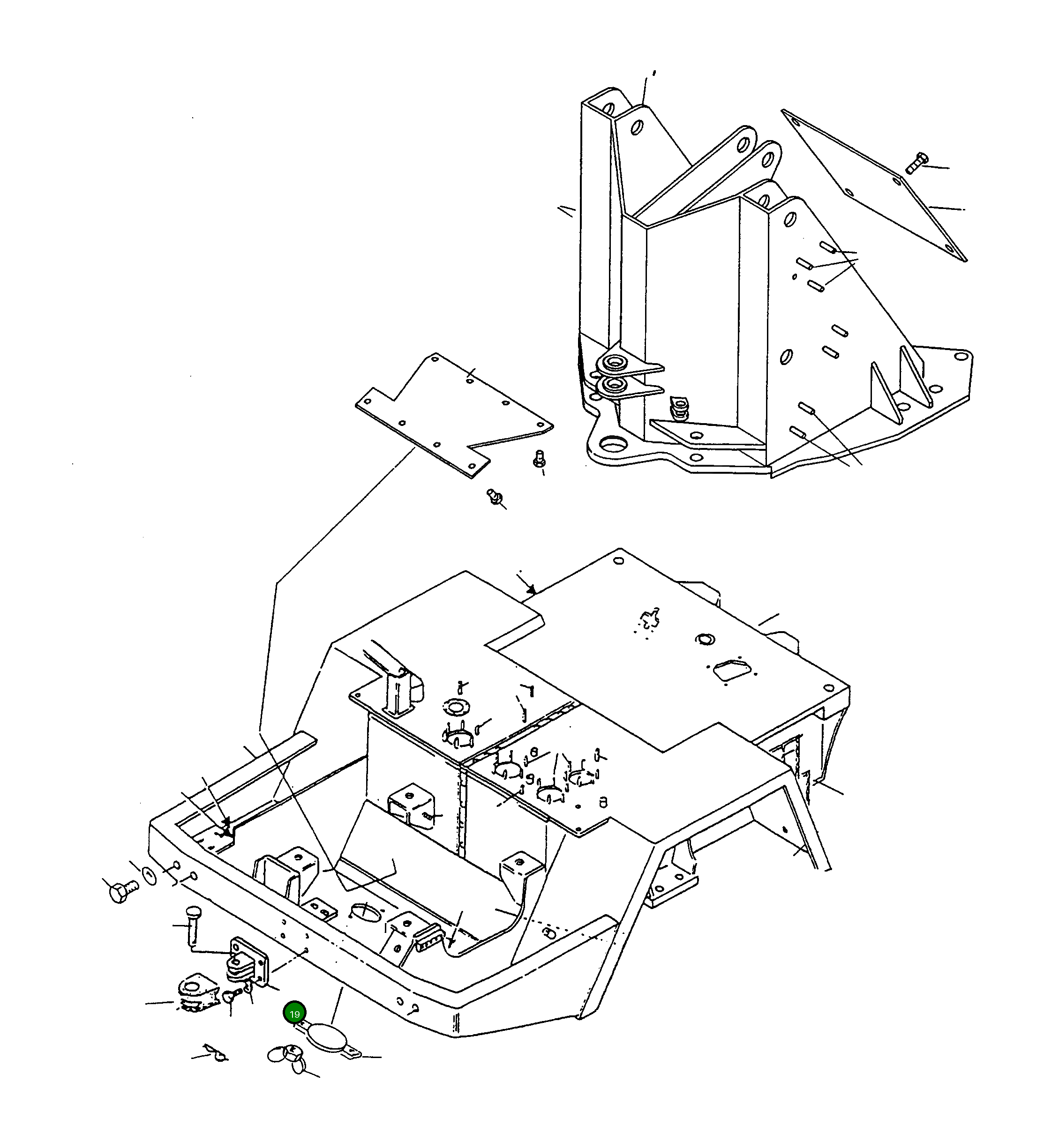 Сцепное устройство 3096296M91 Komatsu