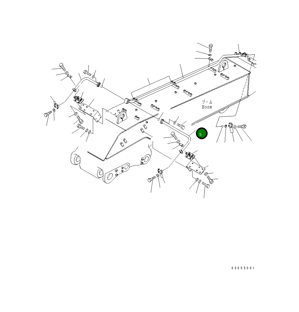 Трубка 208-72-71510 Komatsu
