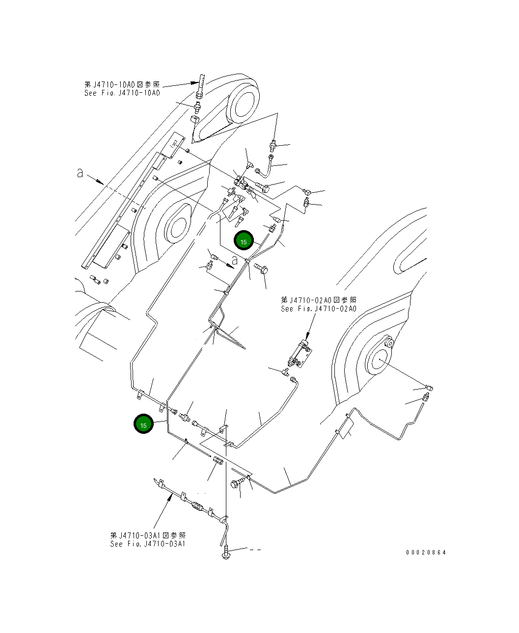 Трубка 427-S95-A530 Komatsu