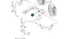 Трубка 209-62-73341 Komatsu