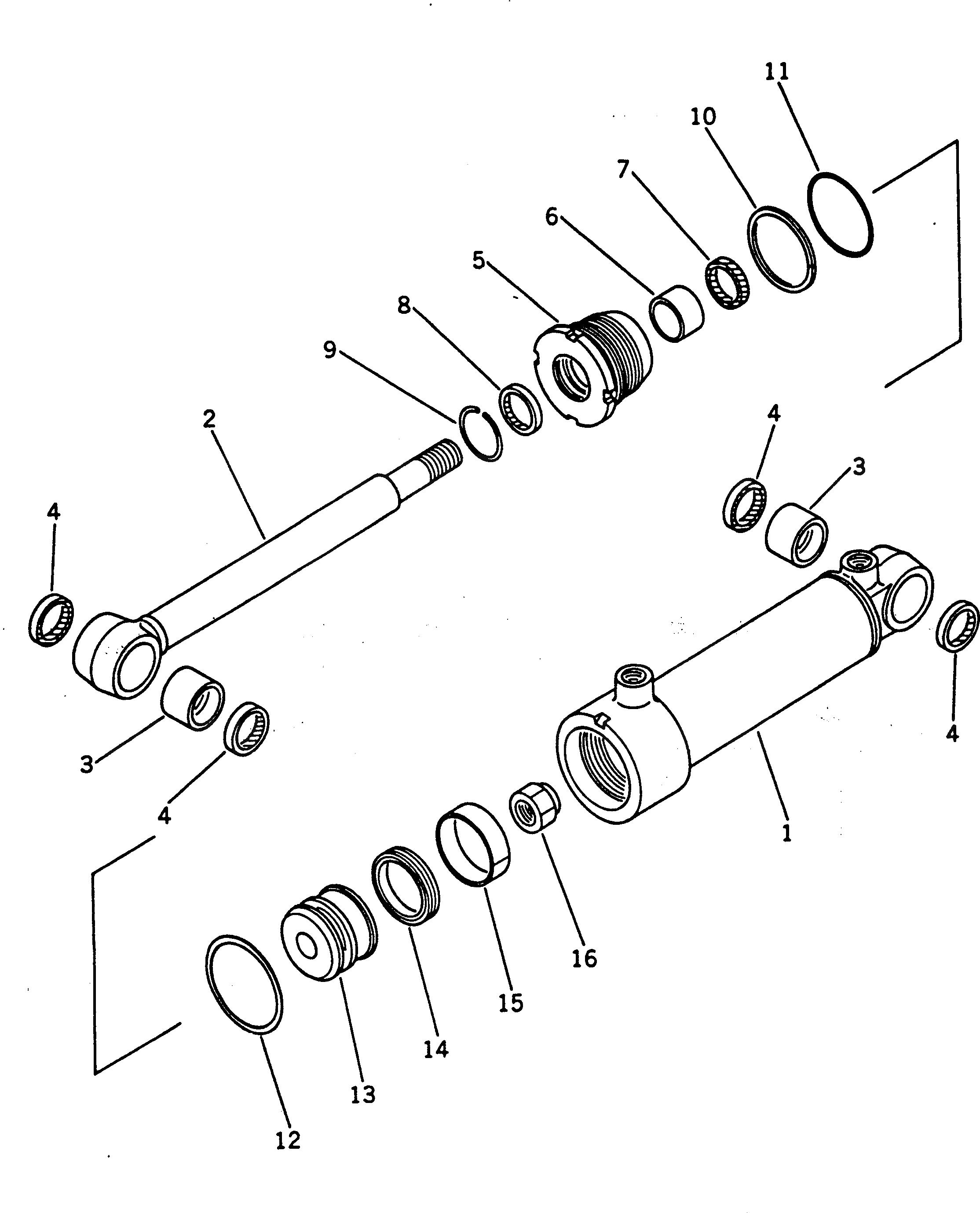 Цилиндр 237-63-52540 Komatsu