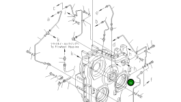 Трубка 209-38-73350 Komatsu