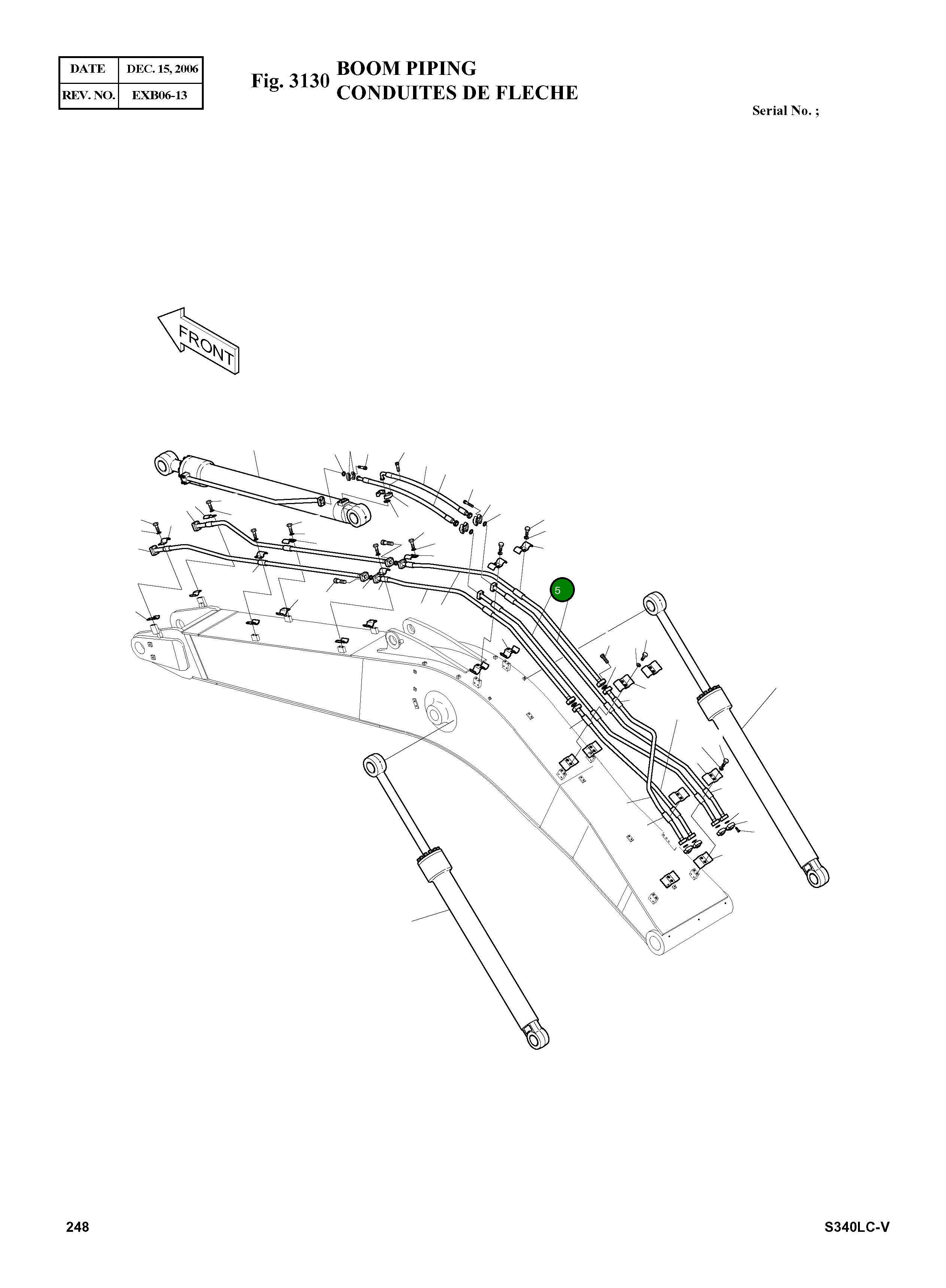 Труба 140-00992A Komatsu