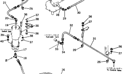 Трубка 208-62-16341 Komatsu