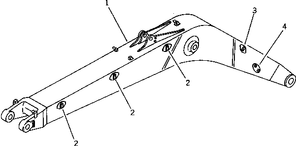 Стрела 205-970-7710 Komatsu