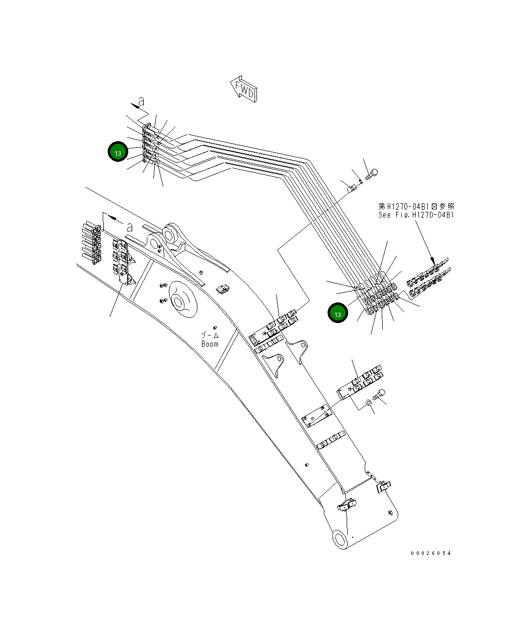 Трубка 208-62-65640 Komatsu