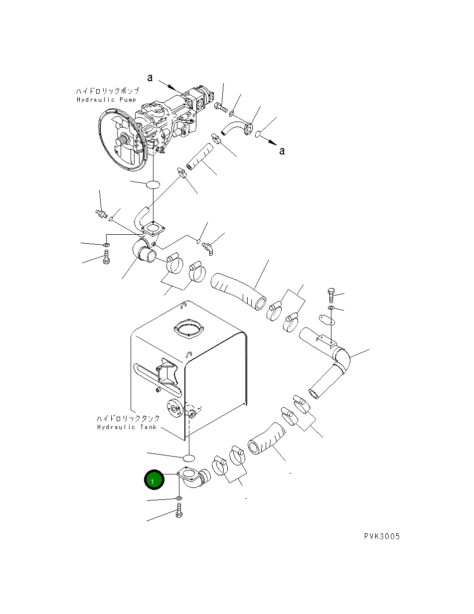 Трубка 14S-62-11111 Komatsu