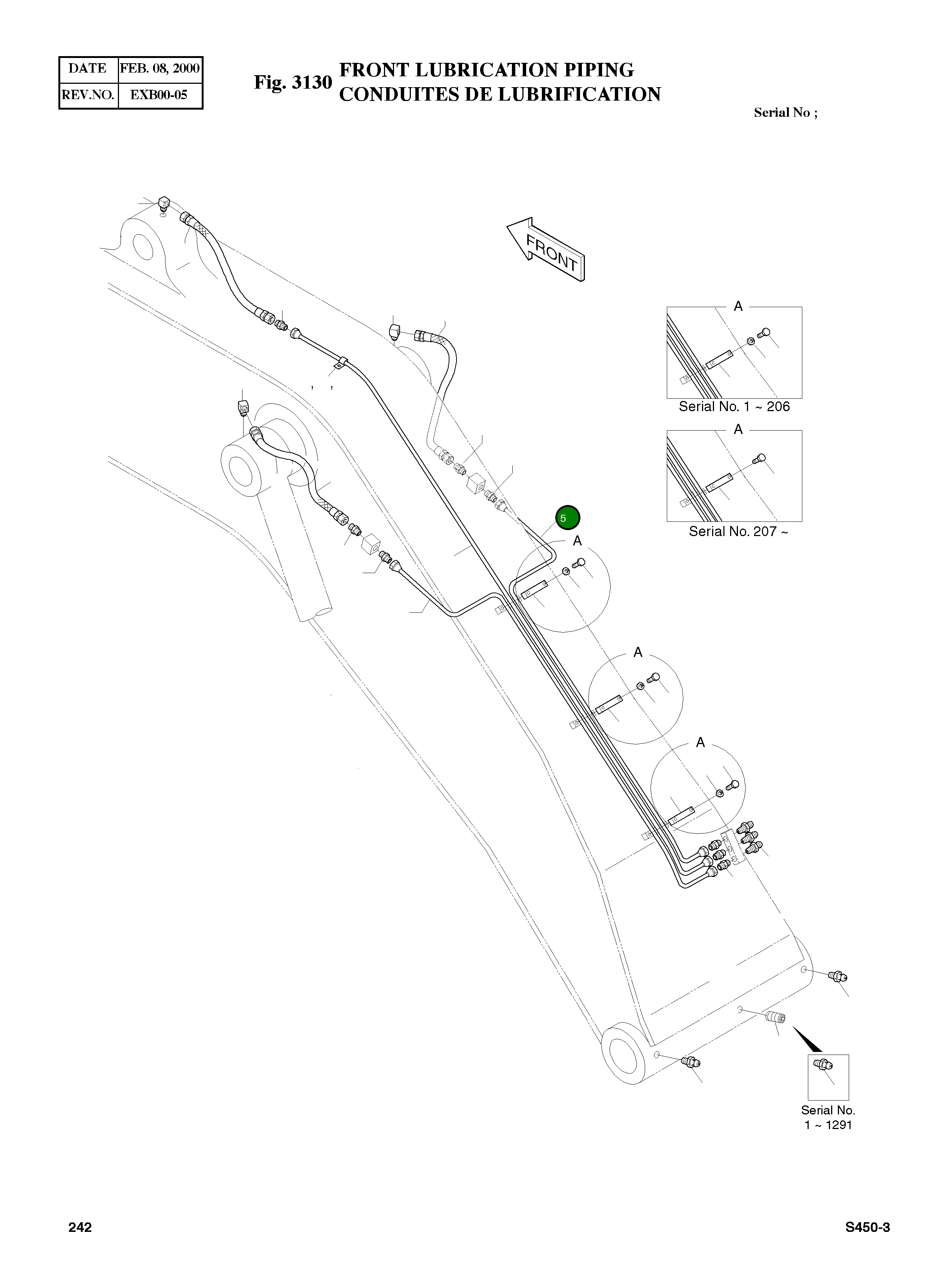 Труба 2140-1418 Komatsu