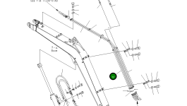 Трубка 22M-62-22130 Komatsu