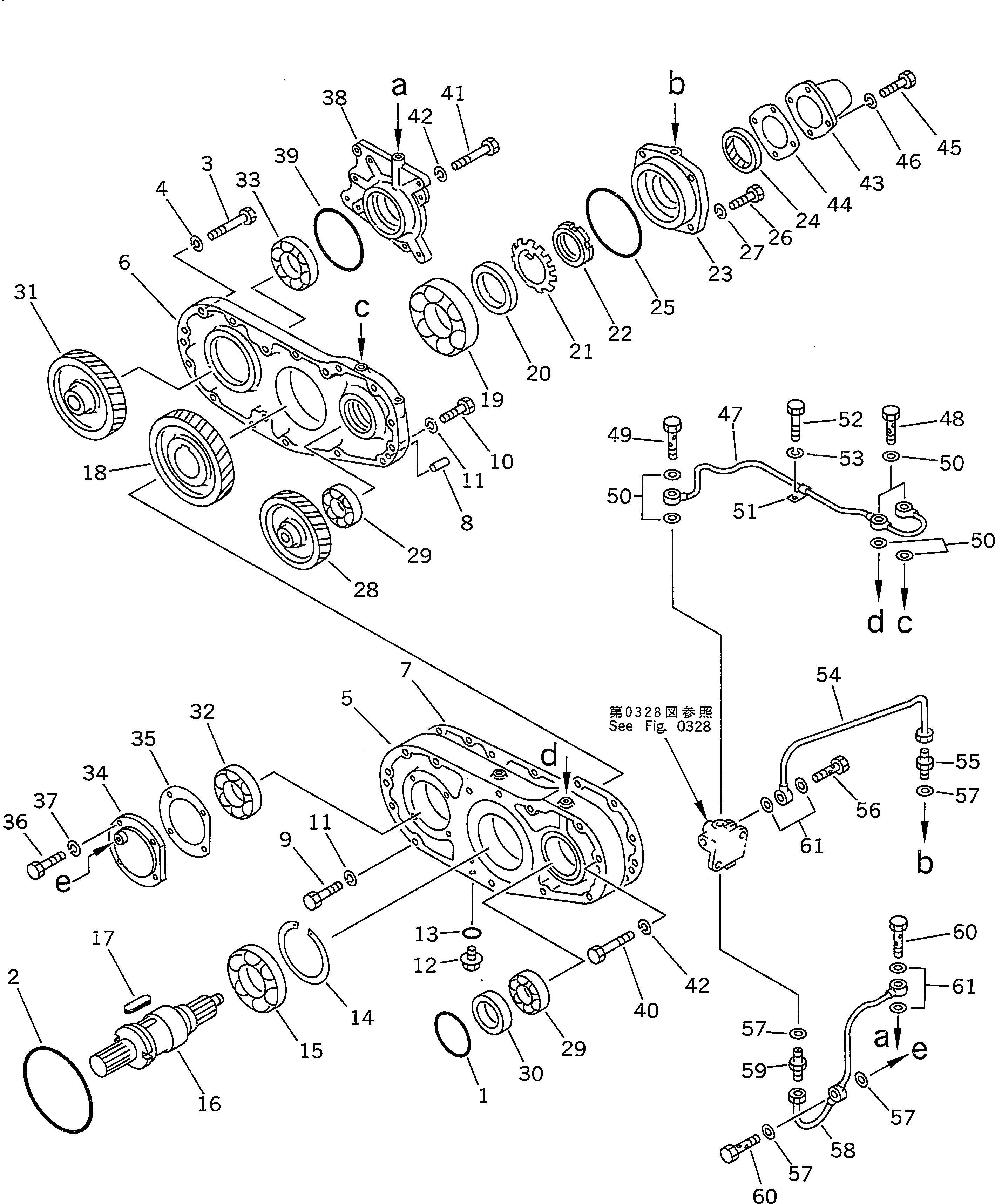 Трубка 154-01-22530 Komatsu