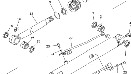 Цилиндр 21X-63-76240 Komatsu