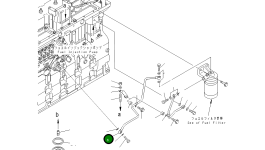 Трубка 6743-71-6220 Komatsu