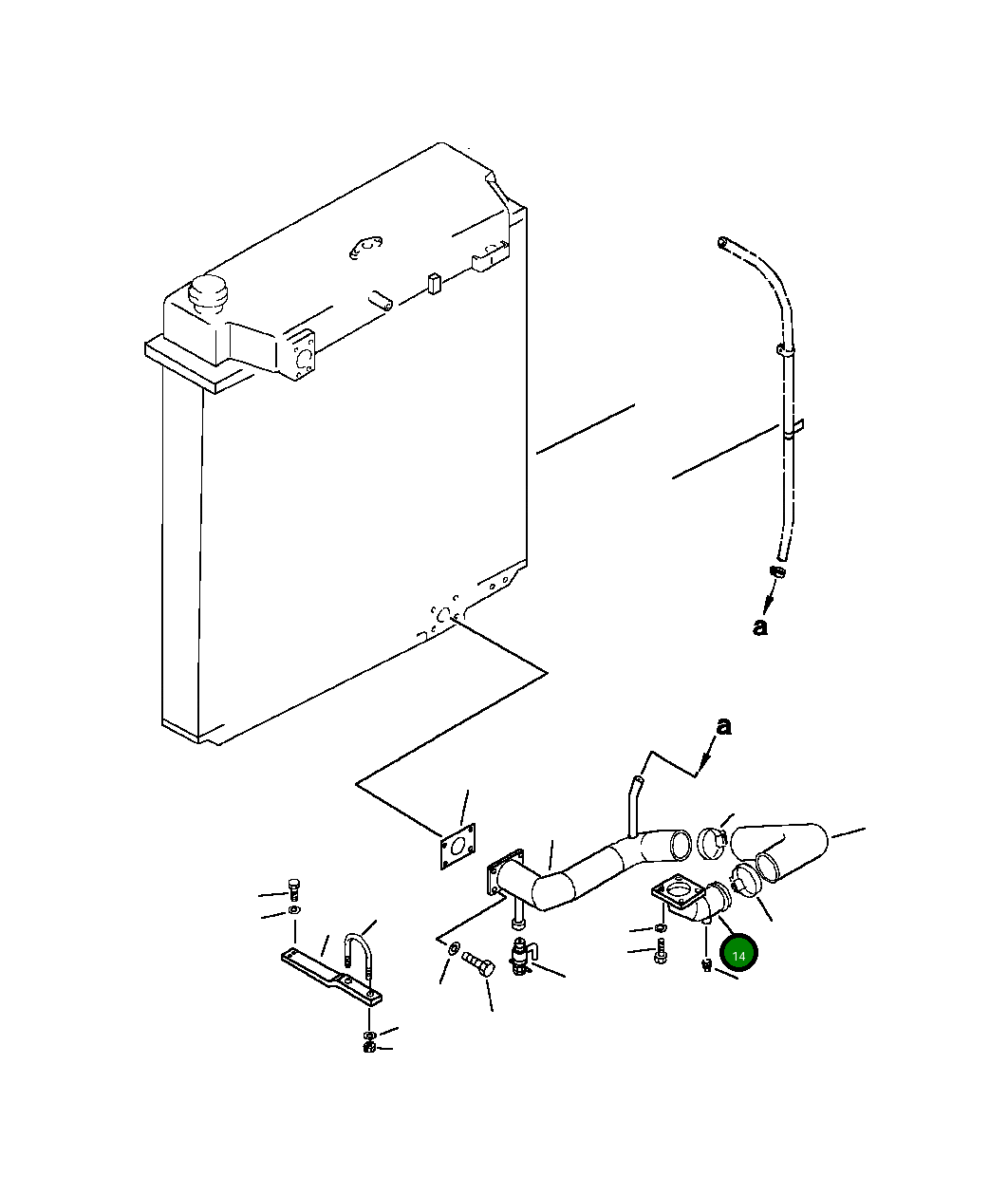 Трубка 209-03-51471 Komatsu