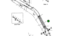 Трубка 208-70-64162 Komatsu