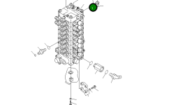 Управляющий клапан 723-58-19500 Komatsu